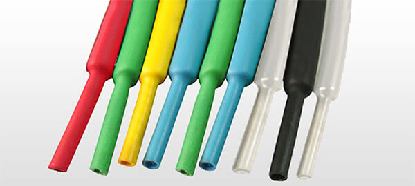 different colors of heat shrink tubing show