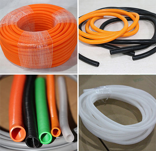 all kinds of colored wire loom