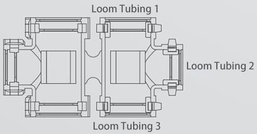 wire loom tee connectors structure show