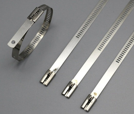 stainless steel ladder cable ties show