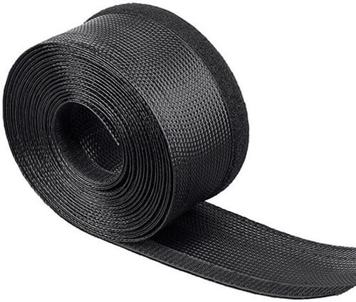 velcro braided sleeving package by roll