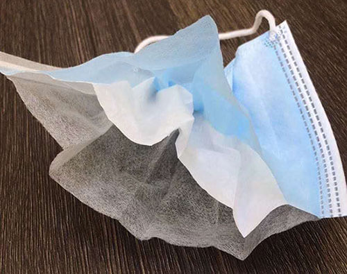 3 ply disposable face mask structure