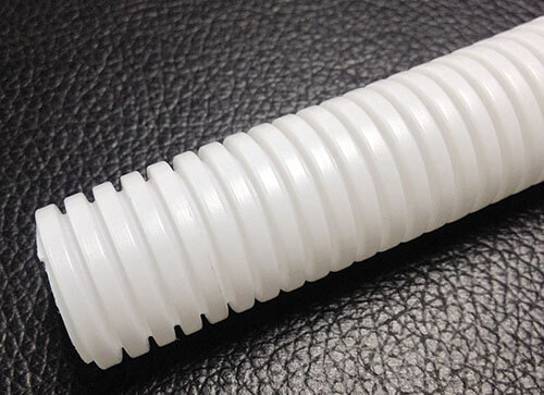 white flexible conduit details
