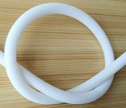 white flexible conduit details