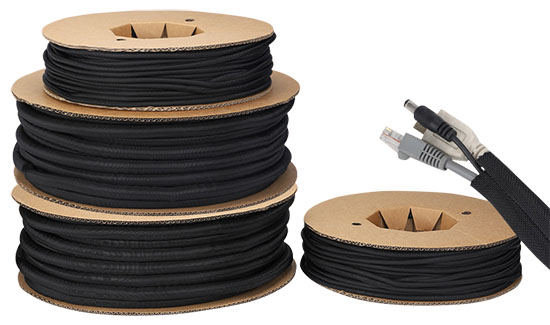 Self Closing Braided Sleeve Package